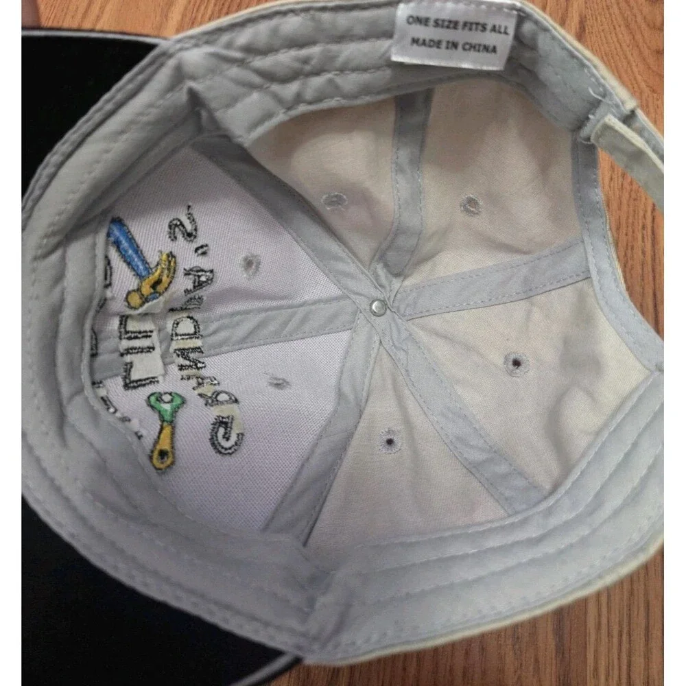Grandpa's Lil' Helper Kids Toddler Adjustable Baseball Cap Hat Embroidered Gray